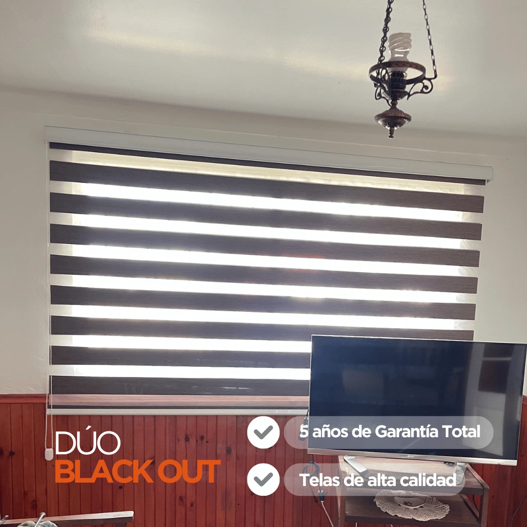 Cortina Roller duoblack out Instalada