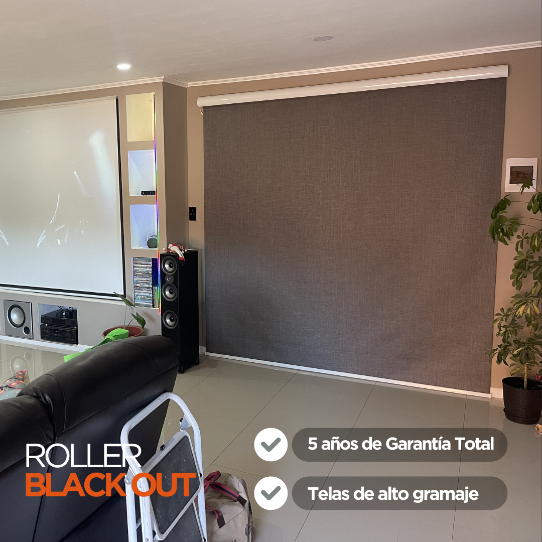 Cortina Roller dobles Instalada