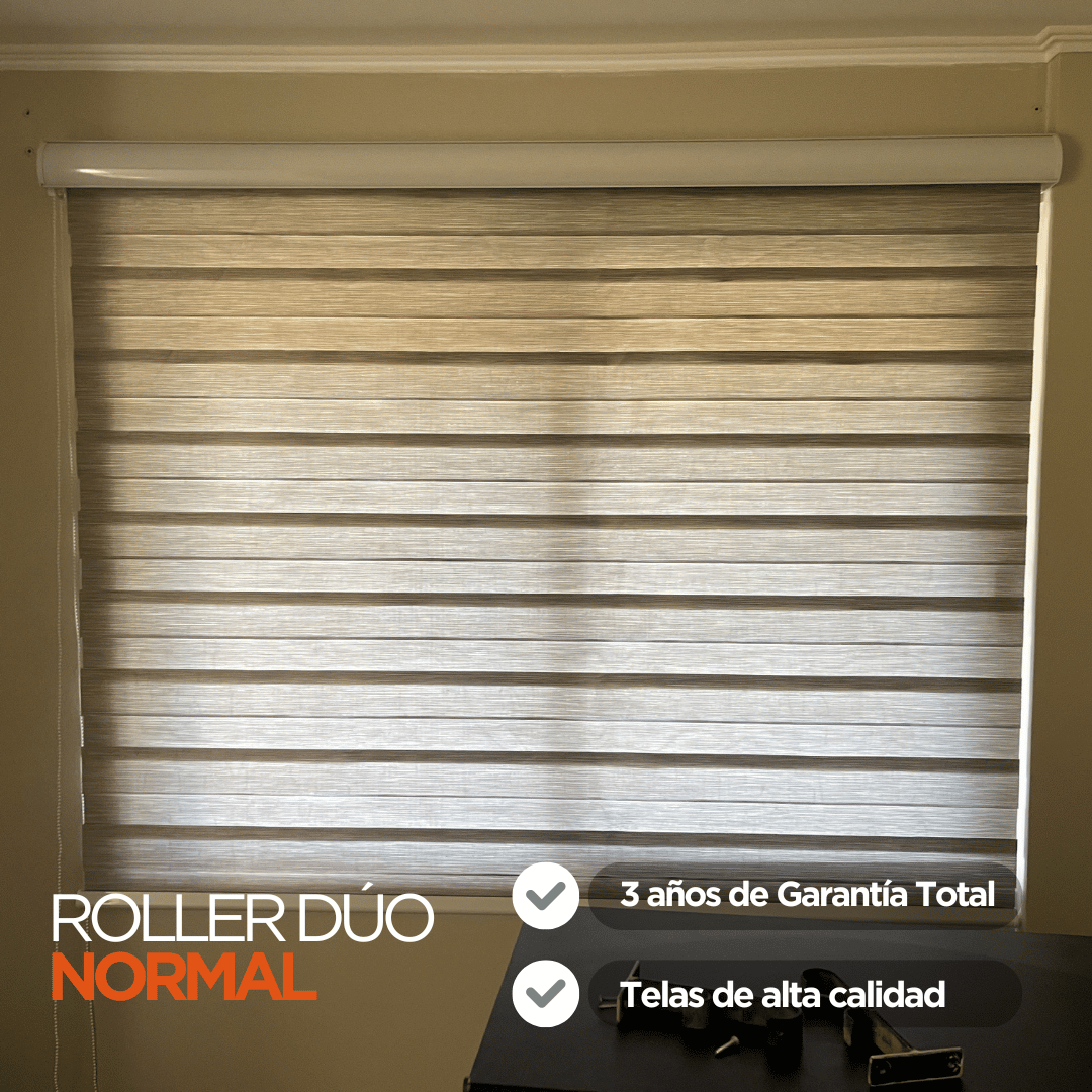 Cortina Roller duo a medida Instalada